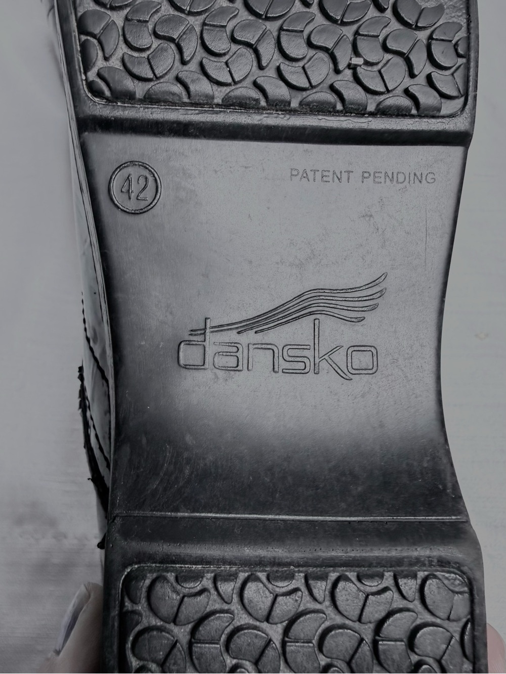 Dansko Womens Professional Tooled Leather Clogs Black Blue Sz US 10.5 11 EU 41 - Picture 10 of 10